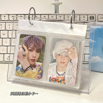 Acrylic loose-leaf desk calendar photo frame insert photo storage book 3 inch small card Polaroid display stand desktop decoration