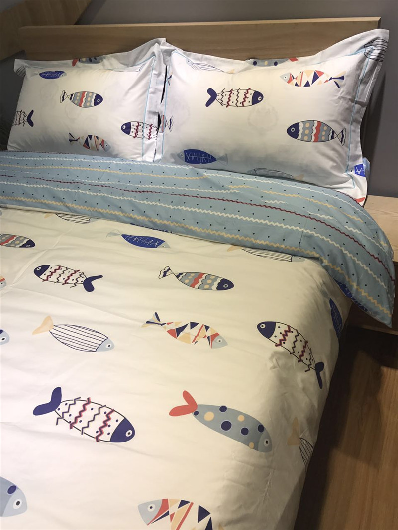 Cotton trẻ em giường bốn mảnh cotton boy boy phim hoạt hình khăn trải giường quilt cover 1.2 m1.5 mét