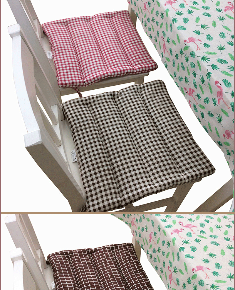 Cotton và vải lanh đệm học sinh đệm ký túc xá lớp học mềm mại và thoải mái mỏng ghế ăn văn phòng phân mat bốn mùa phổ quát - Ghế đệm / đệm Sofa thảm lông trải ghế sofa