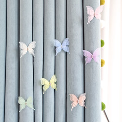 Butterfly Curtain Decoration Accessories Small Ornaments Pins Embellishment Curtain Hangings Bedroom Sheer Curtain Decorations Hanging Accessories