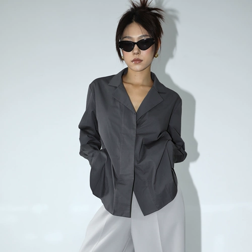 Классическая ретро модная рубашка, яркий броский стиль