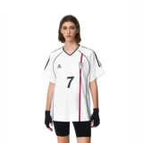 FDR Быстросохнущая летняя футболка с коротким рукавом, спортивная футбольная форма, V-образный вырез, в американском стиле