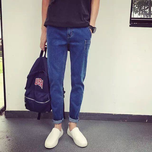 Jeans pour adolescent coupe droite pour Quatre saisons - Ref 1465312 Image 6