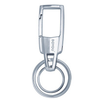 Shanghai Boyou A5018 keychain chrome-plated silver keychain bulk