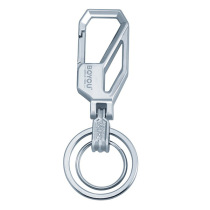 Shanghai Boyou A5025 keychain chrome-plated silver keychain bulk