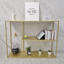 Modern simple porch table living room storage porch table multi-storey wrought iron shelf porch cabinet Nordic decorative frame