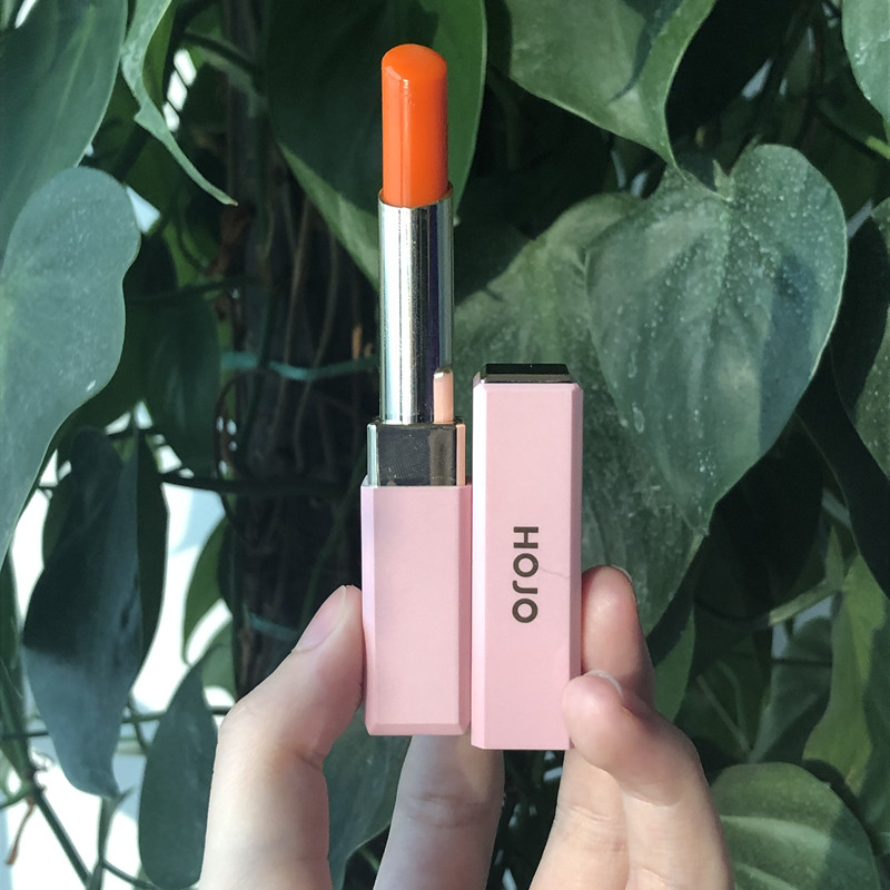 hojo discoloration moisturizing lip lipstick lipstick with red students Affordable Lip Gloss Pink Orange Orange Orange Autumn Winter Moisturizing