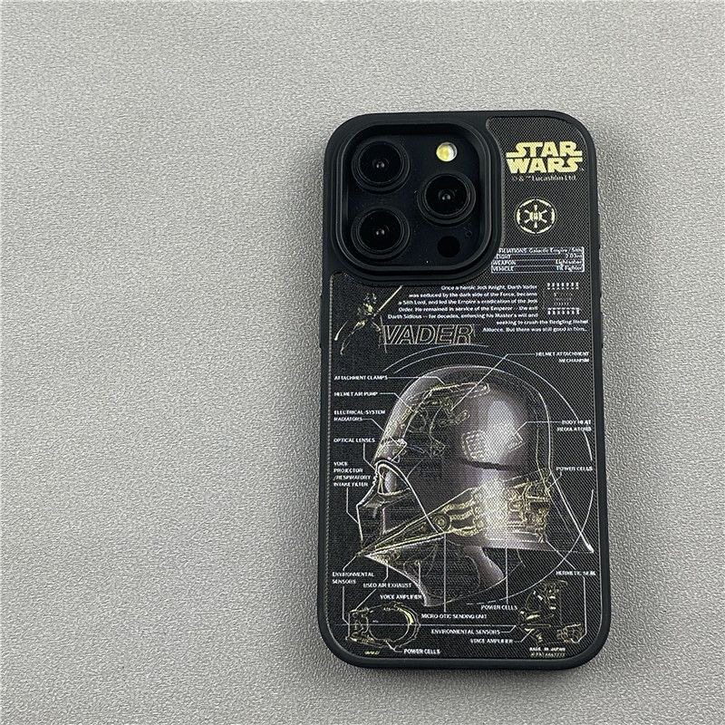 Star Wars – Darth Vader, Stormtrooper, Millennium Falcon Designs iPhone Case