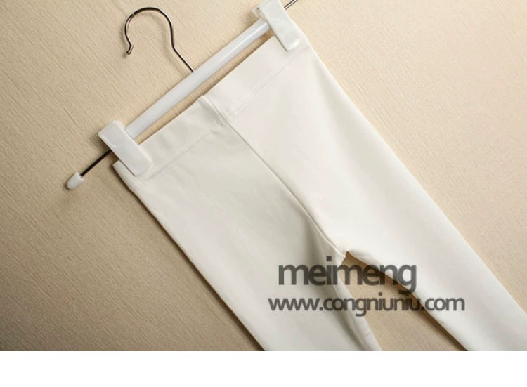 Hai chiếc túi của cô gái độc thân Hàn Quốc mùa xuân và mùa thu xà cạp quần cotton trẻ em phiên bản Hàn Quốc của chiếc quần hoang dã tự trồng