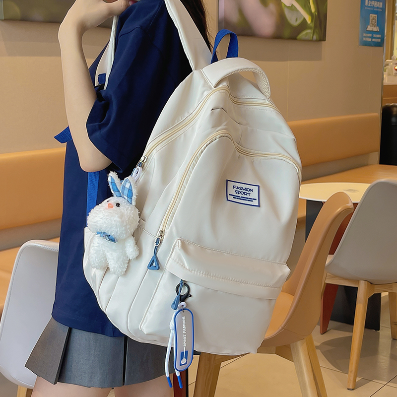 Backpack for Men, Simple Large-Capacity Travel Backpack, Casual Japanese Style for Female Junior High School Students, High School Students, College Students, School Bag for Men Backpack for Men, Simple Large-Capacity Travel Backpack, Casual Japanese Style for Female Junior High School Students, High School Students, College Students, School Bag for Men