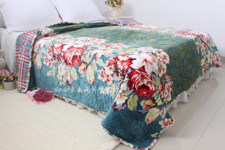 Mùa đông sang trọng bộ đồ giường flannel đồng cỏ chăn bông trải giường đệm bông tấm chăn bốn mùa phổ quát drap giường cotton
