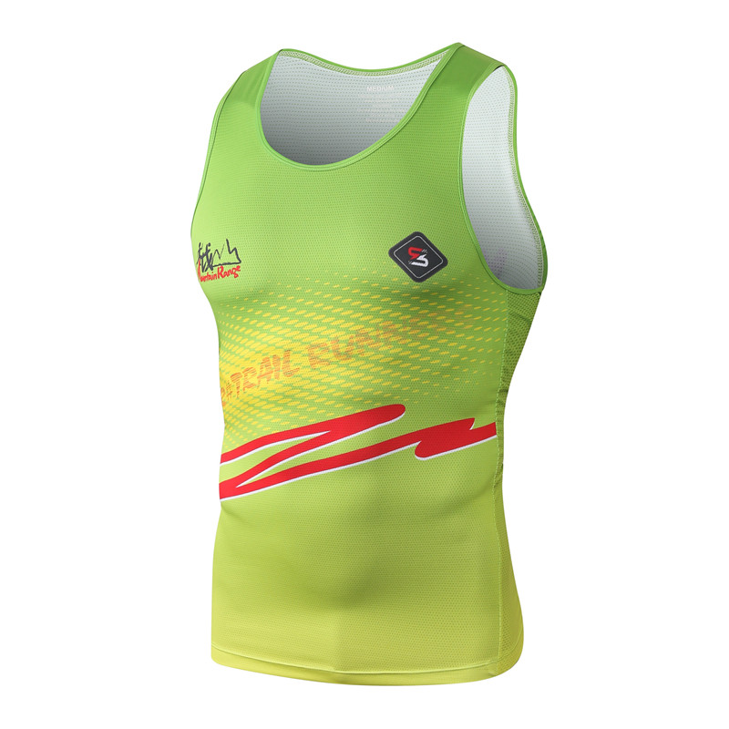 Personalized Tailor Made Running Suit Sports Vest Fitness Clothes Marathon Loose Breathable Speed Dry Sleeveless T-shirt