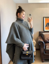 PEIPEI Peipei maternity wear-suit-European and American style thickened turtleneck fashion high-end autumn and winter sweater jacket