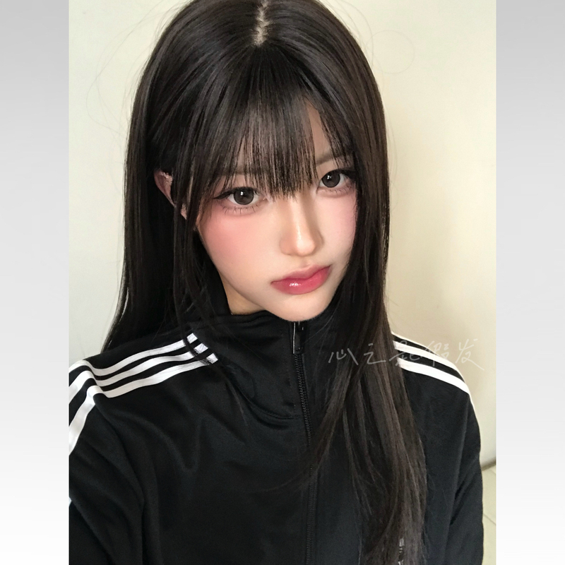 Heart's Key [No Makeup] High-End Needle-Implanted Layered Long Hair Wig