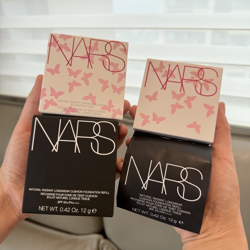 Limited Edition, Radiant and Long-Lasting Cushion Foundation, Soft Beige, Powder Case + Refill