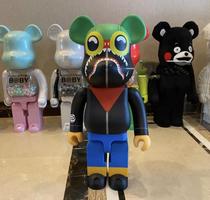 bearbrick building blocks Bear bape 25 Anniversary flyboy Shark Shark Pilot Pendulum Model Tide Play