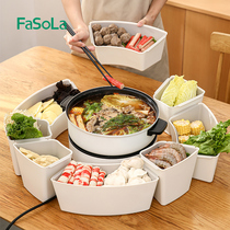 fasola household hot pot ingredients platter rinse hot pot put vegetable artifact Net red fruit bucket hot pot restaurant put vegetable basket