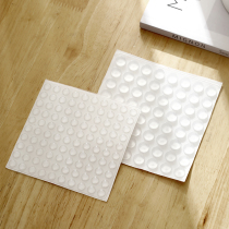 Silicone toilet lid anti-collision sticker kitchen cabinet door corner dining table chair back room door rear silicone table foot cushion