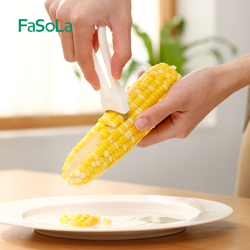 FaSoLa corn threshing deaper exfoliator Domestic stainless steel planing exfoliating corn grain stripper separator planing knife