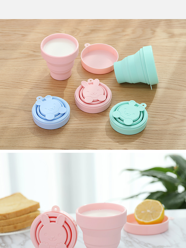 FaSoLa du lịch thể thao ngoài trời gấp cốc cầm tay có thể thu vào tay cốc silicone dung tích lớn cốc nước cốc cà phê bình giữ nhiệt lock and lock