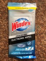 US Domestic Spot Windex Electronics Wipes 25 ct