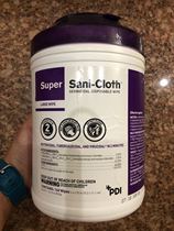 Spot SEC US PDI Disinfectant Super Sani-Cloth Wipes 160 sheets