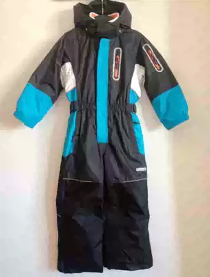 Summer final special export European children's one-piece ski suit outdoor cotton set ultra-light warm