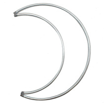 Haici hand-made dream catcher Crescent unicorn accessories Fun handmade iron ring solid welded rope knitting Hanging decoration weaving