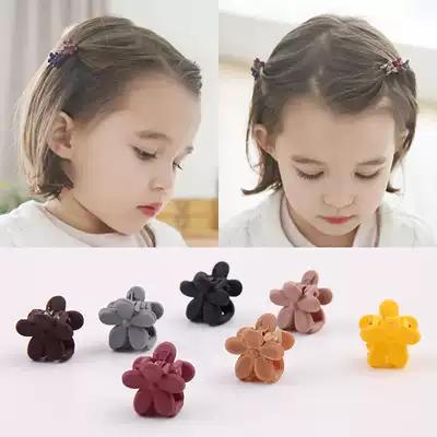 Korean cute children's baby small grab clip hair accessories Small mini flower hairpin side clip Liuhai clip headdress jewelry