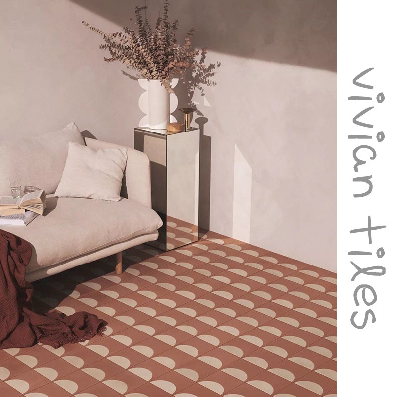 Abject poverty wind Moroccan tiles Wall tiles Nordic retro powder room tiles Kitchen entrance flower pieces