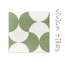 European hipster green tiles 200 kitchen and bathroom wall tiles living room TV background tiles balcony restaurant garden floor tiles