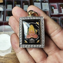 Authentic Thai Buddha Amulet Varmaha Tower gold-plated Pitapang Bagan Ji Tong Pendant Necklace