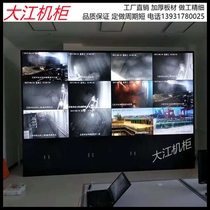 LCD TV wall cabinet 32 inch 42 inch splicing screen assembly and landing cabinet to make thick screen wall hanging bracket