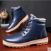 Giày cotton mùa đông 2018 nam cộng với nhung nam tuyết cao cổ giản dị cao cổ dày ấm áp Martin boot cotton ngắn giầy boot nam Giày ống