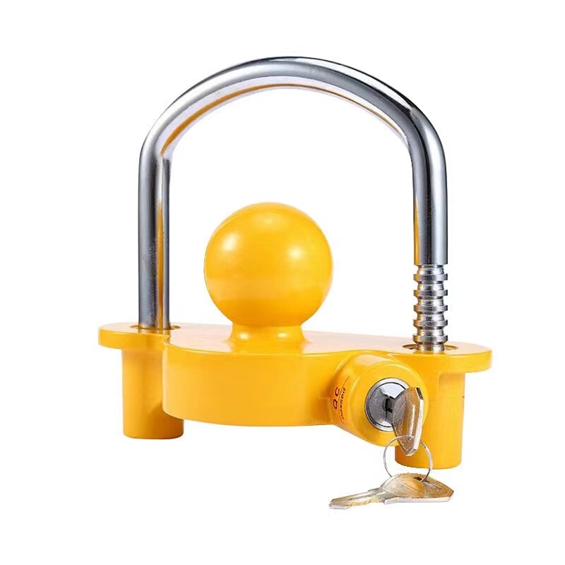 Car Trailer Lock, Basket Lock, Alloy Die-Cast U-Shaped Ball Cover Connector, Universal Yacht Rv Trailer Lock Car Trailer Lock, Basket Lock, Alloy Die-Cast U-Shaped Ball Cover Connector, Universal Yacht Rv Trailer Lock