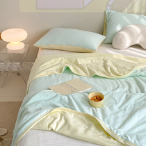 Soft and soft glutinous glutinous ~ -- ultra soft knit cotton full cotton can machine wash summer thin and the air conditioning is cool by summer