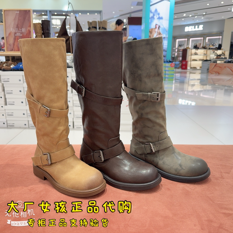 Authentic Belle 2026 Winter Retro High Long Riding Boots Western Boots Women's Motorcycle Boots Long Boots G2G1Ddg6 Authentic Belle 2026 Winter Retro High Long Riding Boots Western Boots Women's Motorcycle Boots Long Boots G2G1Ddg6