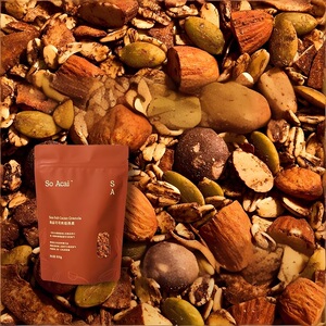 海盐可可烘焙燕麦片坚果零食谷物脆