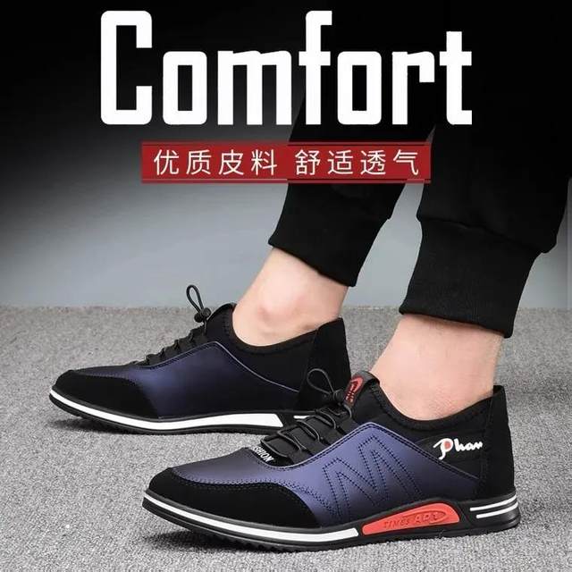 ເກີບຜູ້ຊາຍພາກຮຽນ spring ແລະ summer ໃຫມ່ສະບັບພາສາເກົາຫຼີ versatile slip-on lazy shoes soft sole non-slip casual shoes hollow breathable dad shoes