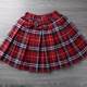 ເດັກຍິງ skirt plaid skirt ເດັກນ້ອຍ skirt ໂຮງຮຽນປະຖົມນັກສຶກສາ skirt ສີແດງ plaid skirt ວິທະຍາໄລເດັກຍິງ