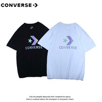 Converse Converse summer fashion brand pure cotton T-shirt sports loose breathable couple men and women 2021 new short-sleeved