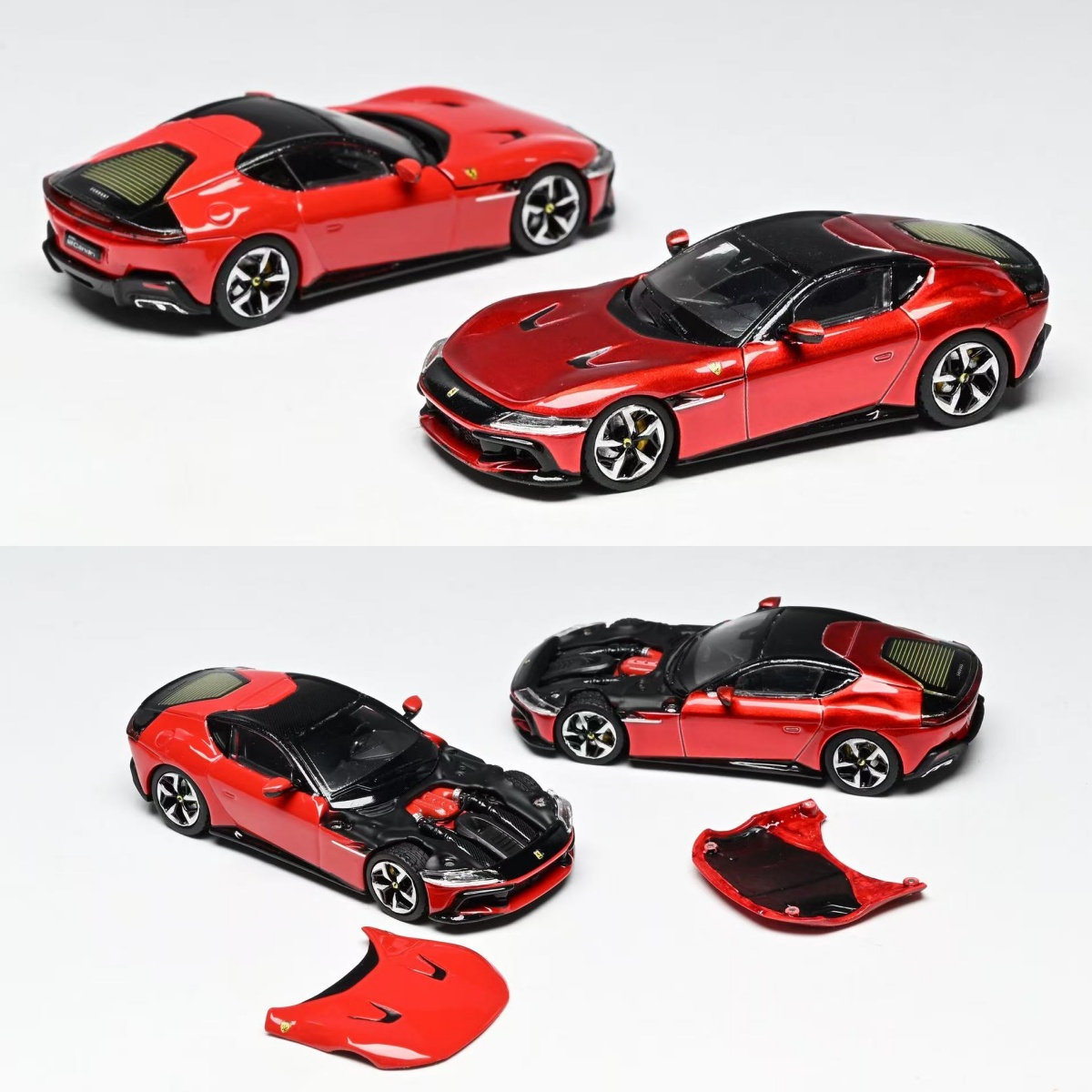 汽車模型 现货FH 1:64 丰田RS200 SXE10 咬地鲨Altezza 合金开盖汽车模型