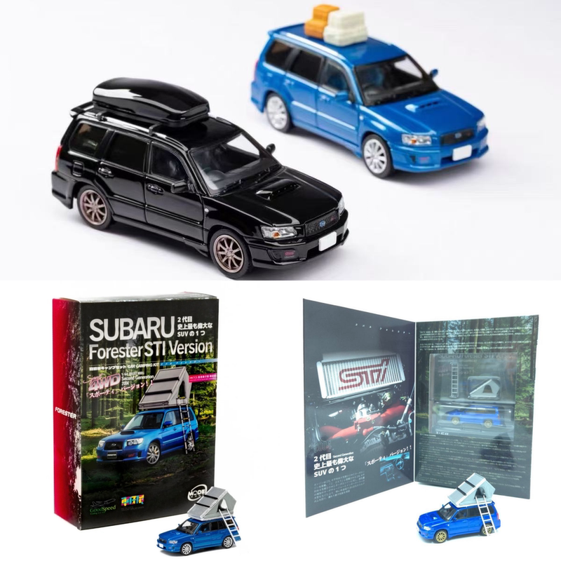 In Stock Model Model 1:64 Subaru Sg9 Forester Sti Openable Alloy Car Model