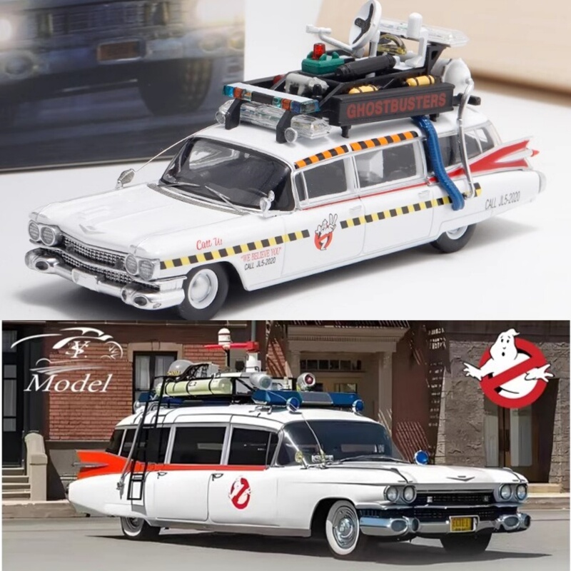 In Stock Ys Yongsheng 64 Cadillac Miller Ecto1 Ghostbusters Movie Car Model In Stock Ys Yongsheng 64 Cadillac Miller Ecto1 Ghostbusters Movie Car Model