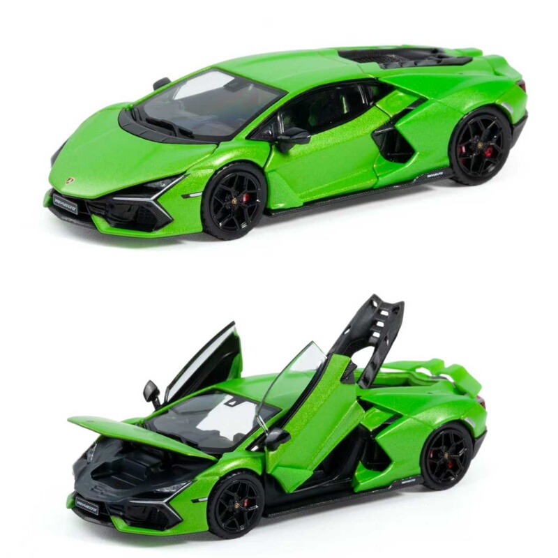 In Stock Hongxing Hh Toys 64 Lamborghini Revuelto New Bull Full-Featured Alloy Car Model