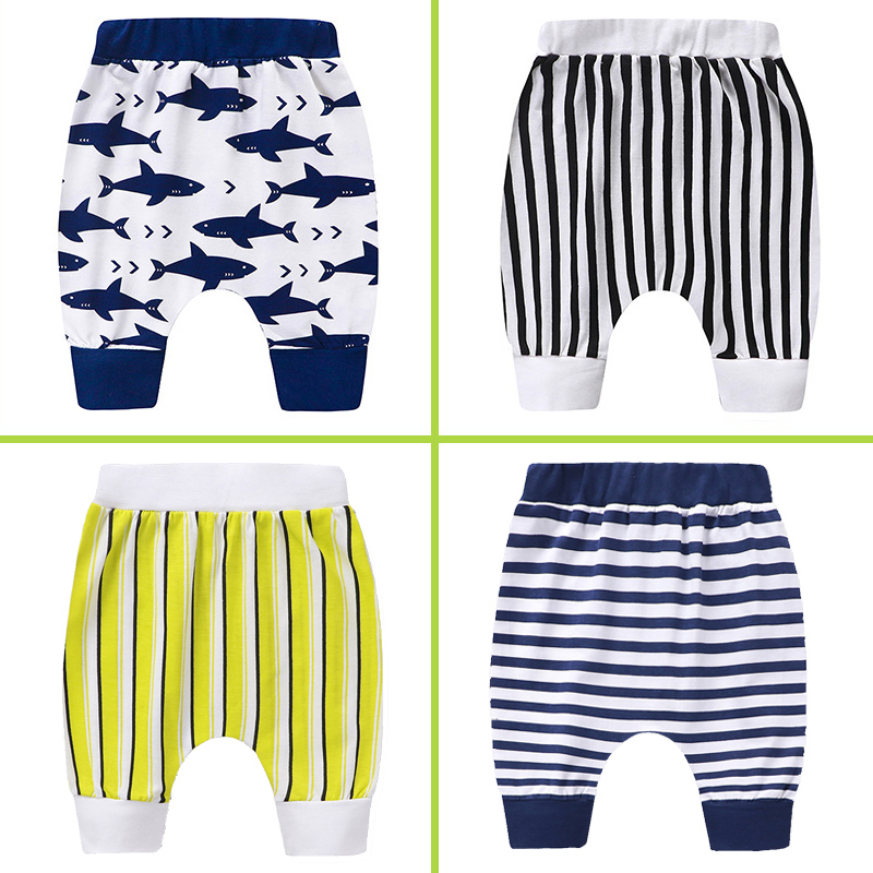 Baby large PP pants summer thin outside wearing baby anti-mosquito pants boy girl Harun pants children cross pants 50% pants