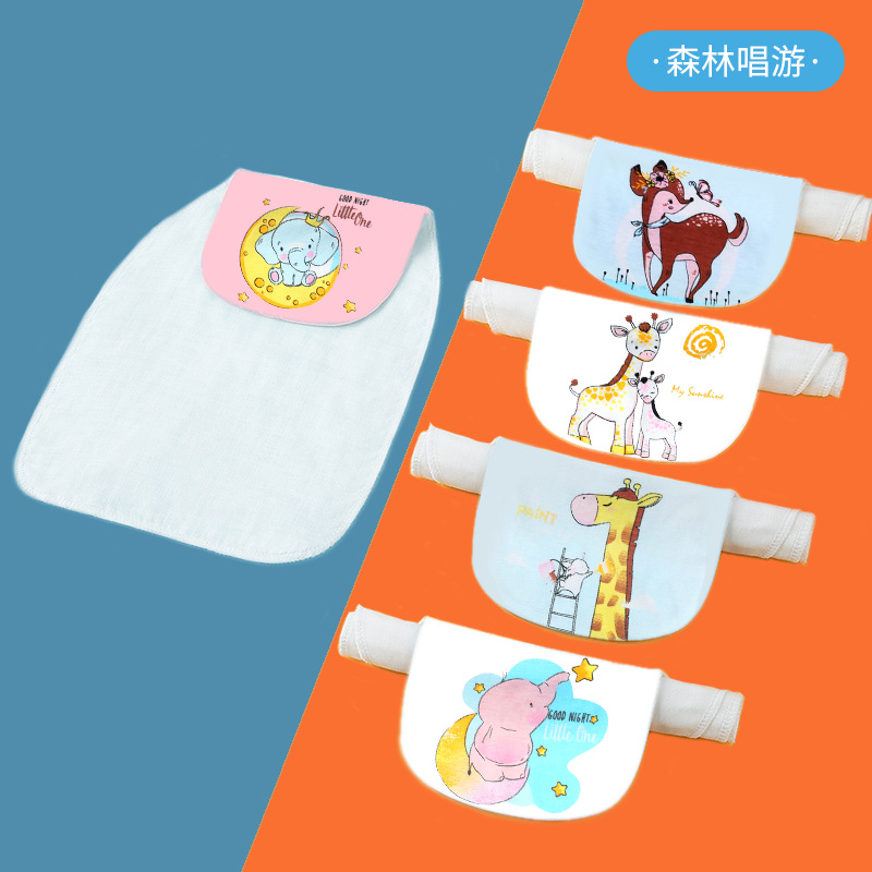 Baby sweat scarves baby Kindergarten cushion Back gauze Sweat Scarves children Pure cotton 4 Spring and autumn CUHK Scout 6 years old