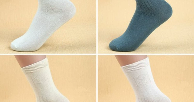 Vớ chuột sáu ngón 3 bé trai 5 bé gái 7 bé 9 vớ trắng trẻ em cotton mùa xuân và mùa thu mỏng phần bé trai 10 tuổi