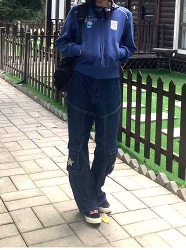 Air Train Star Jeans 2,0 Микро -хлебные брюки с низким содержанием слабых брюк