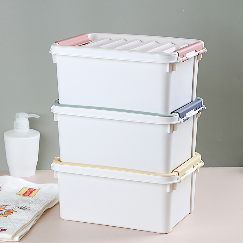 Bedroom with cover container bin bed under closet locker debris toy packaging box plastic car turnover box